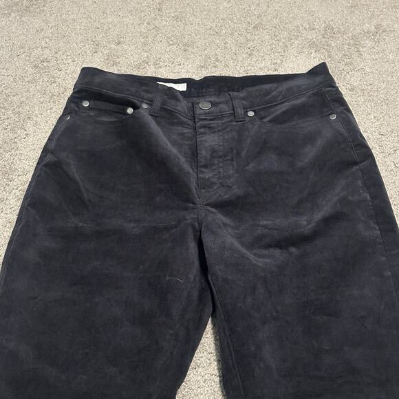 Brooks Brothers Women 6 Pant Skinny Corduroy Ankle Stretch‎ Black NWT - Picture 5 of 12